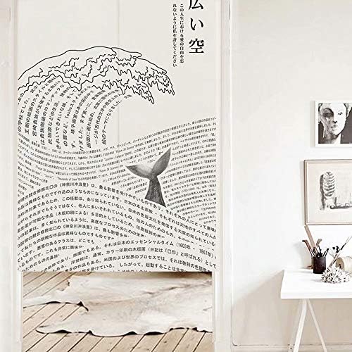 Ofat Home Great Wave Off Kanagawa Tapestry Door Curtain