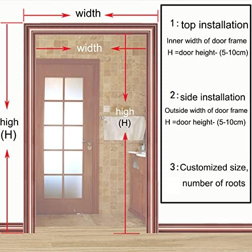 Bamboo Beaded Curtain for Home Decor and Privacy
