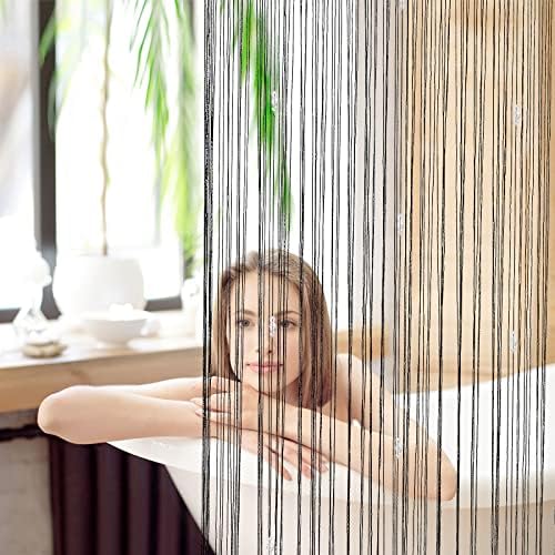 Crystal Beaded Curtain for Doorway and Room Divider