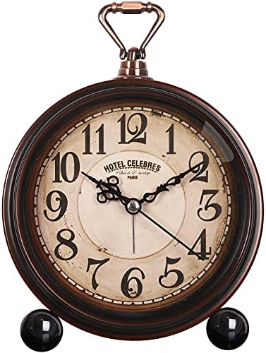 Super Silent Battery Alarm Clock with Night Light