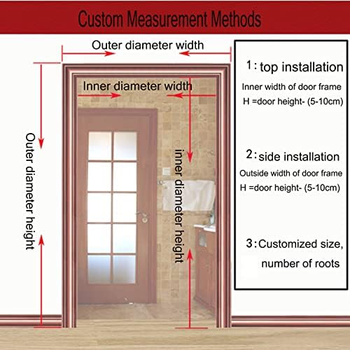 Hanging Bamboo Beaded Door Curtain for Home Decor