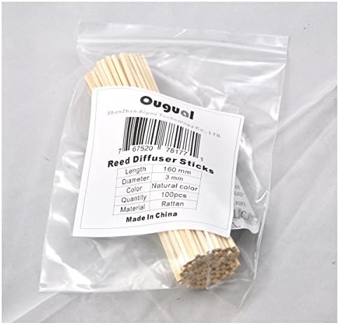 100 Pieces Natural Rattan Reed Diffuser Replacement Sticks