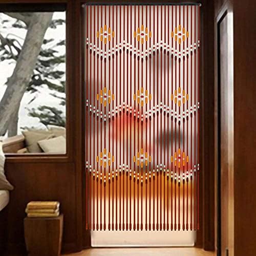 Wooden Beads Curtain 31 Strands Door Room Divider
