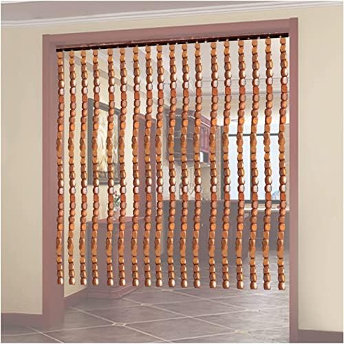 Tophacker Bamboo Beaded Curtain Panels