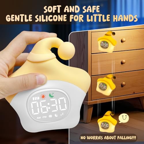 Star Alarm Clock with Night Light for Kids 1