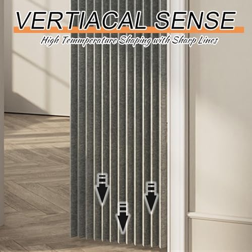 Blackout Curtains for Doorways and Closets Thermal Insulated Grey 59x94 Inch