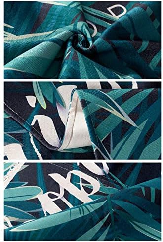 Cotton Linen Dark Green Noren Door Curtain
