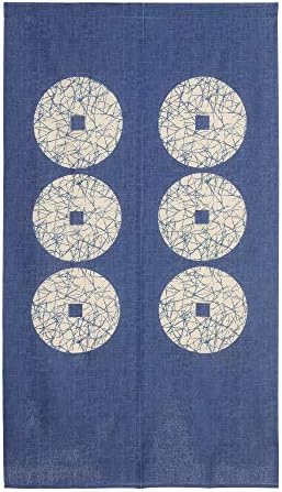 Japanese Noren Doorway Curtain Tapestry - Blue 33x59 Inch