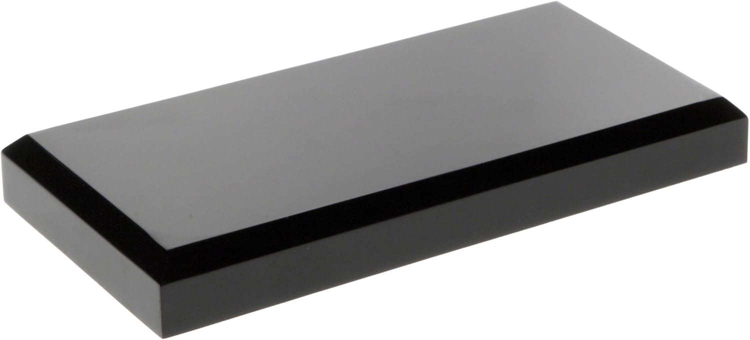 Plymor Black Acrylic Display Stand 6x3x075