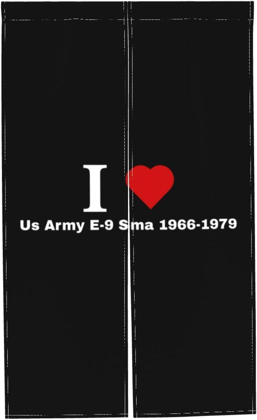 MULIHU I Love Us Army Blackout Curtains for Doorways