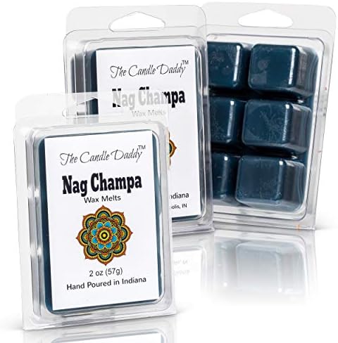 The Candle Daddy Nag Champa Scented Melt - 2 Ounces - 6 Cubes