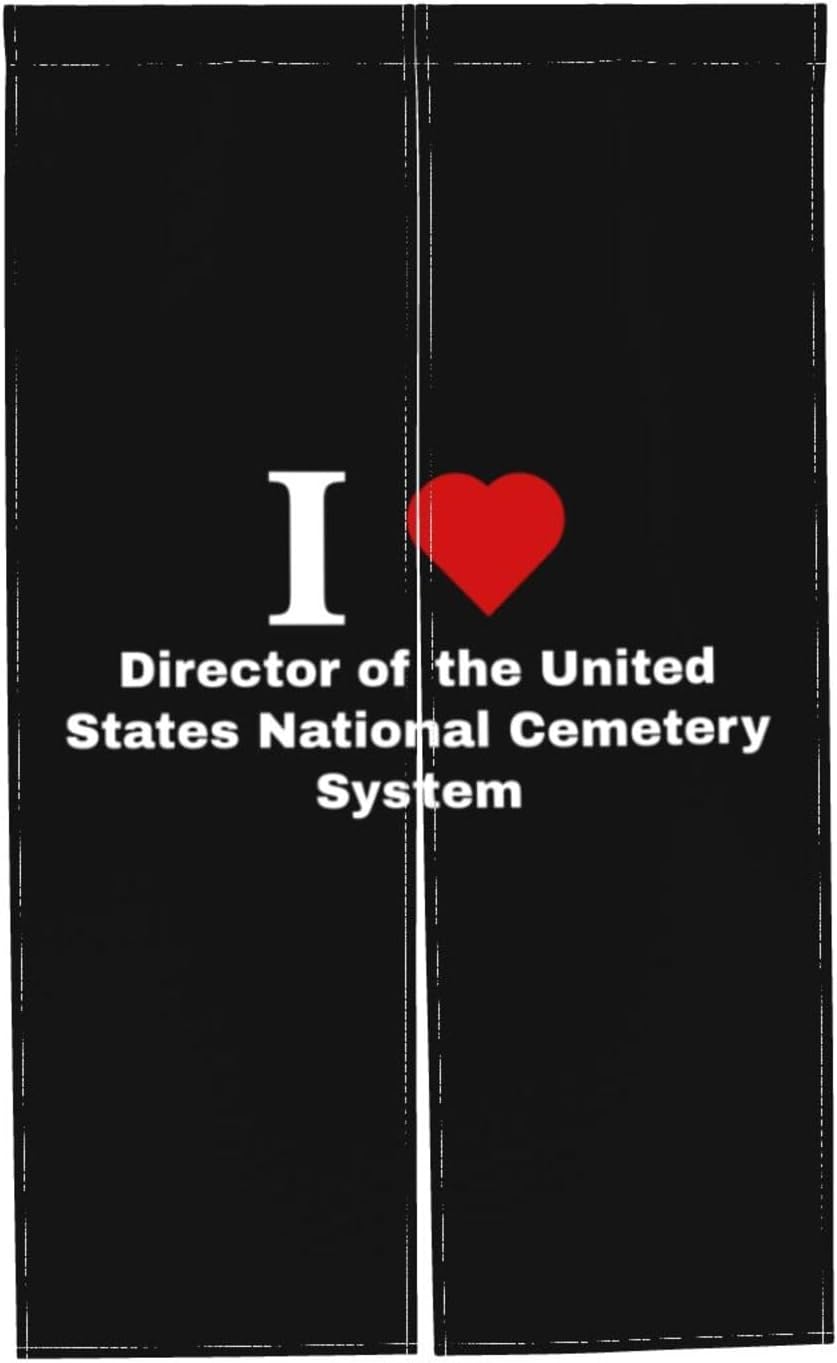 I Love Director Blackout Curtains for Doorway 34x56in