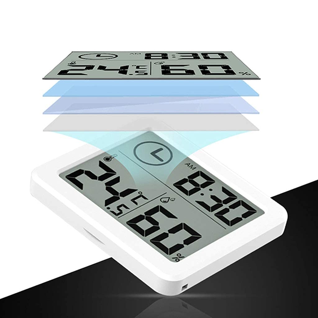Digital Weather Monitoring Alarm Clock with Thermometer and Hygrometer