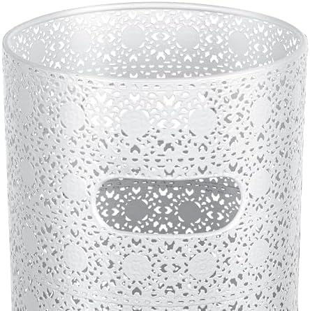 Concepts 21 Inch Heavy Duty Metal Umbrella Stand - White Lace