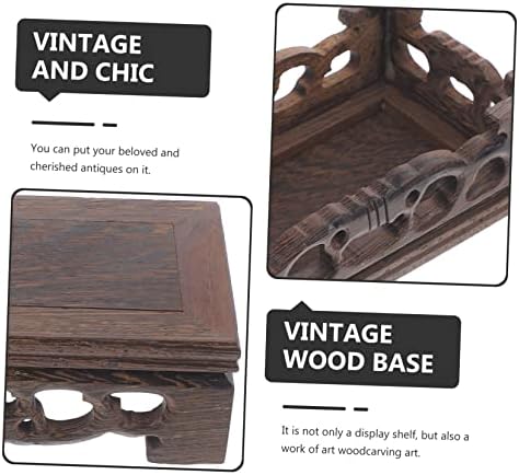 Wooden Display Stand for Bonsai and Plant Decor