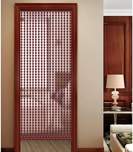 KDDEON Retro Style Wood Bead Curtain 25 Strands