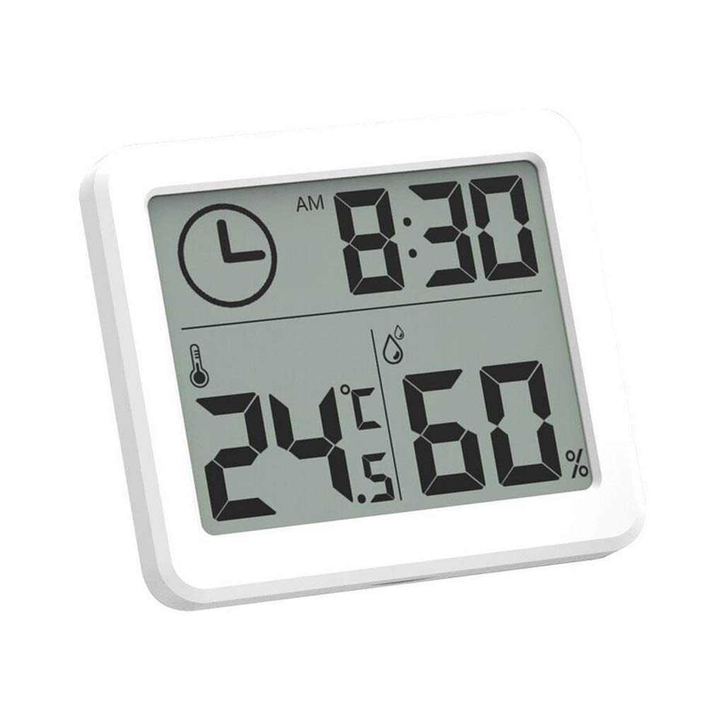 Digital Weather Monitoring Alarm Clock with Thermometer and Hygrometer
