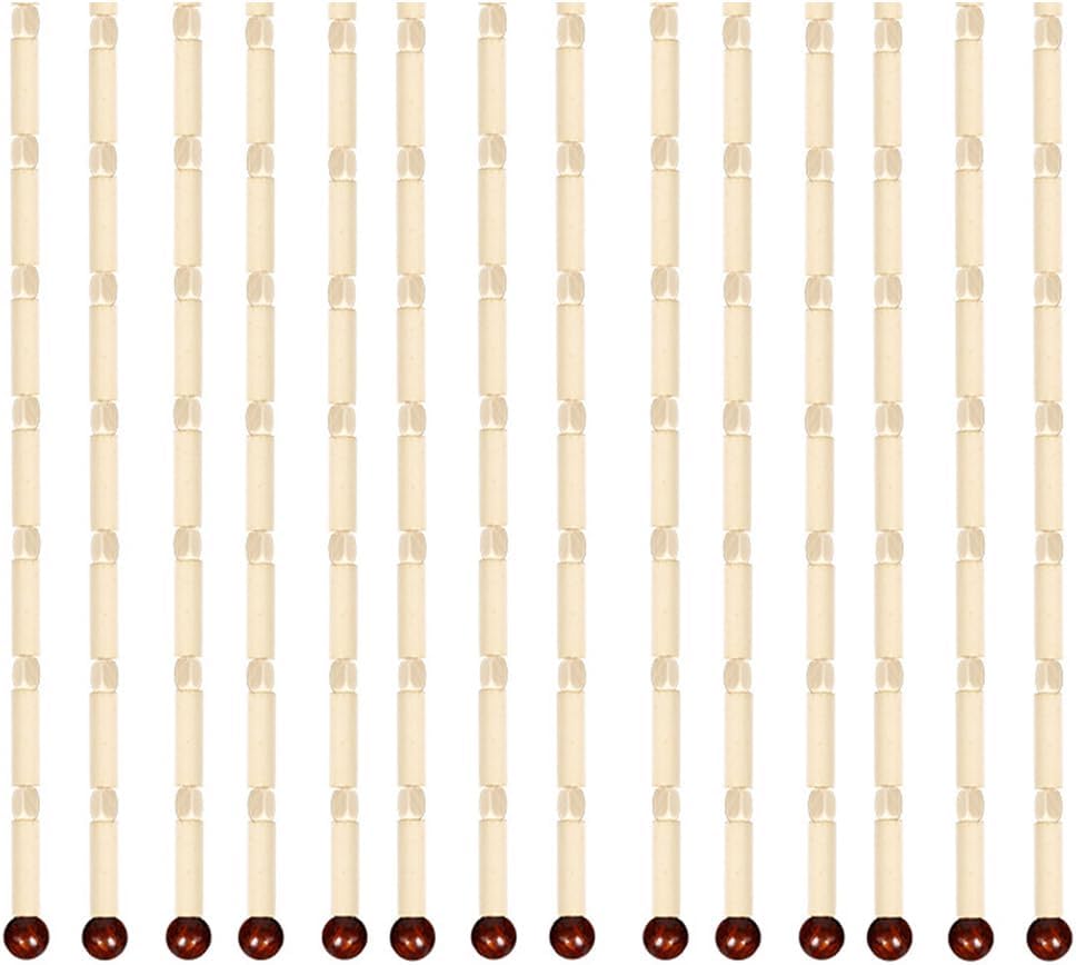 GVILTY Bamboo Beaded Curtains for Doorway and Room Divider