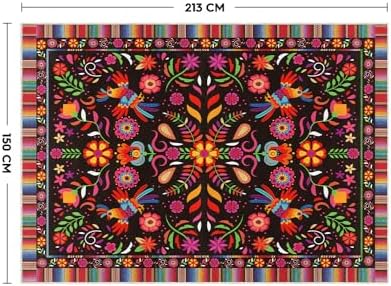 Artoid Mode Bird Dia De Los Muertos Mexican Fiesta Area Rug 5x7 Feet