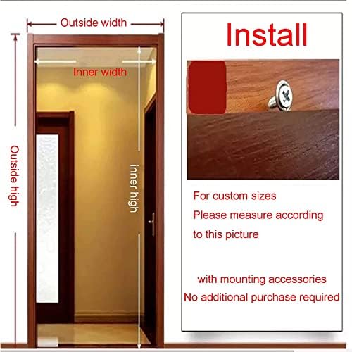 KDDEON Natural Wood Bead Curtain for Doorway Room Divider
