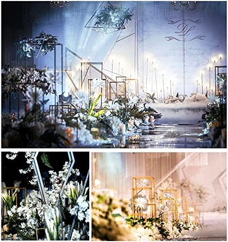 Gdrasuya10 4 Pcs Wedding Metal Vase Stand Pedestal