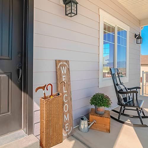 Weysat Woven Rectangular Umbrella Stand for Entryway
