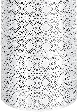 Concepts 21 Inch Heavy Duty Metal Umbrella Stand - White Lace