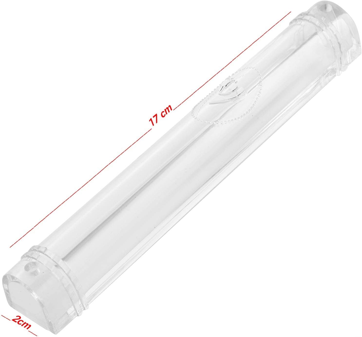 SS Super Stam Mezuzah Case Holder 15cm Scroll