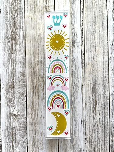 Childrens Mezuzah Scroll Cases with Waterproof Design