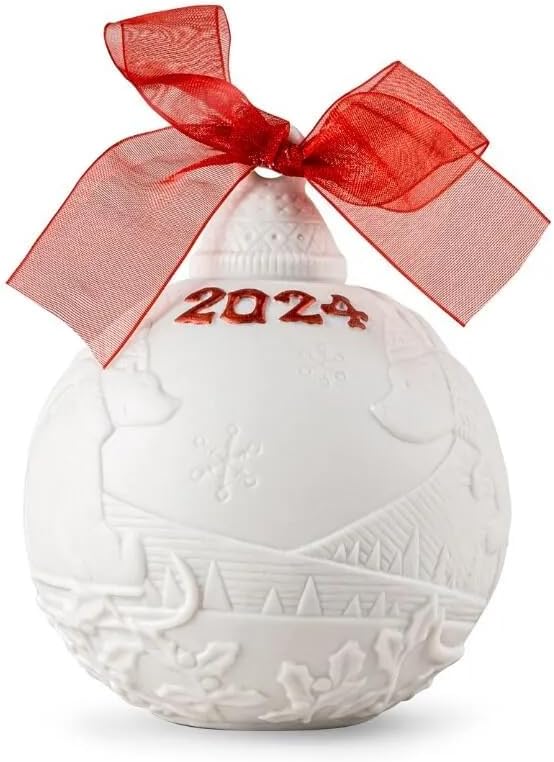 LLADR Christmas Ball 2024 Matte Porcelain Ornament