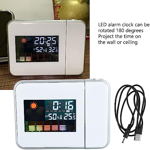 GOWENIC Projection Alarm Clock with Rotatable Display