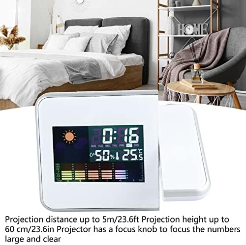 GOWENIC Projection Alarm Clock with Rotatable Display