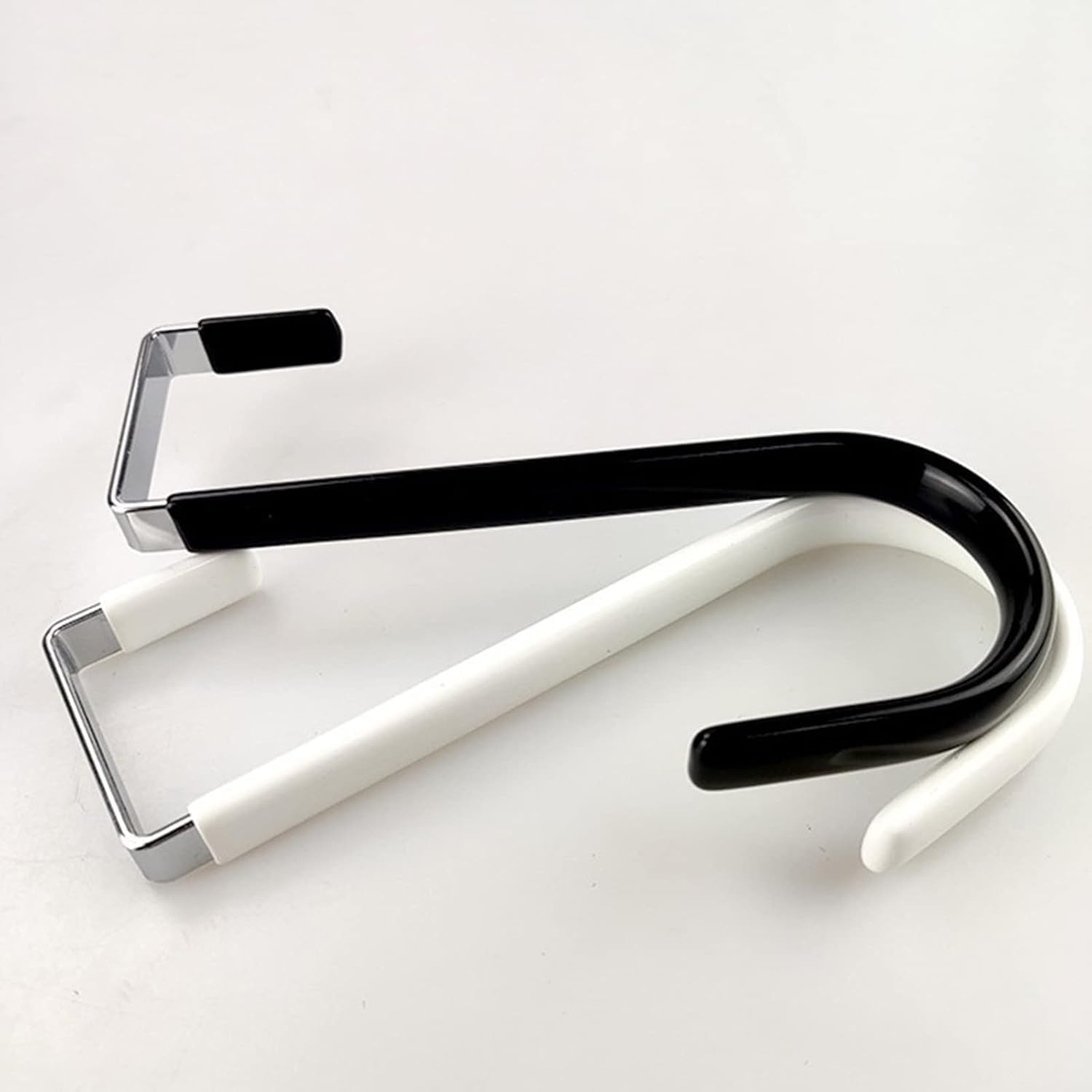 Black Wreath Hanger Door Hook 5 Inch Carbon Steel