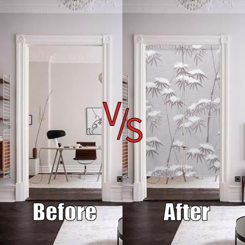 Leowefowa Traditional Japanese Noren Door Curtain 335x559 Inch