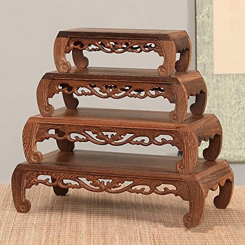 Oriental Chicken Wing Wood Pedestal Stand