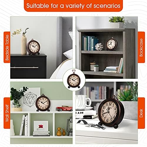 Super Silent Battery Alarm Clock with Night Light