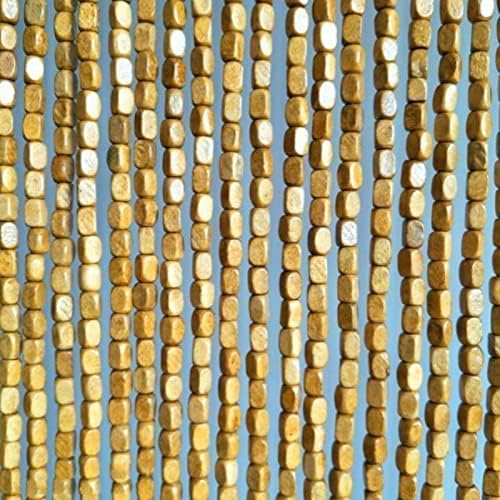 Natural Bamboo Beaded Curtain for Doorway and Room Division