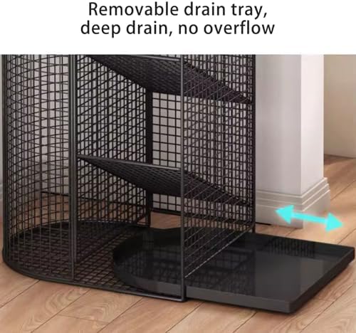 Sturdy Metal Umbrella Stand with Drip Tray for Entryway