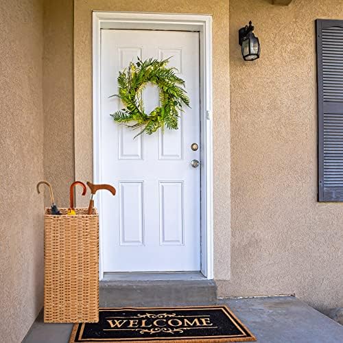 Weysat Woven Rectangular Umbrella Stand for Entryway