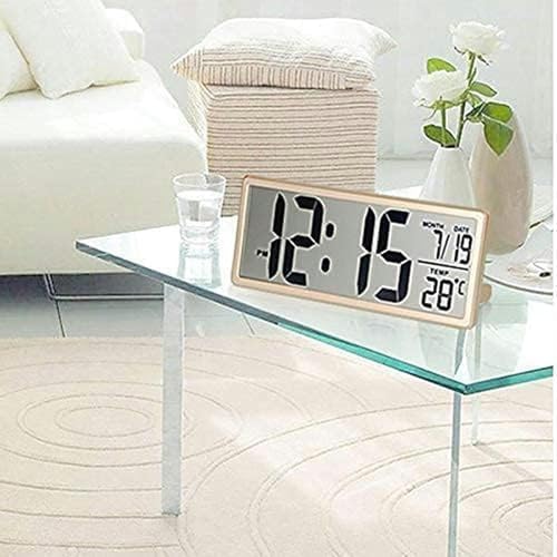Creative Multifunction Desktop Alarm Clock with 14-Inch LCD Display