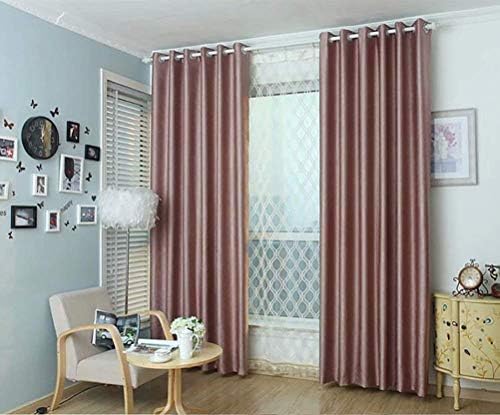 HAPPLiGNLY Velvet Beads Curtains 140x230cm 2 Panels Coffee
