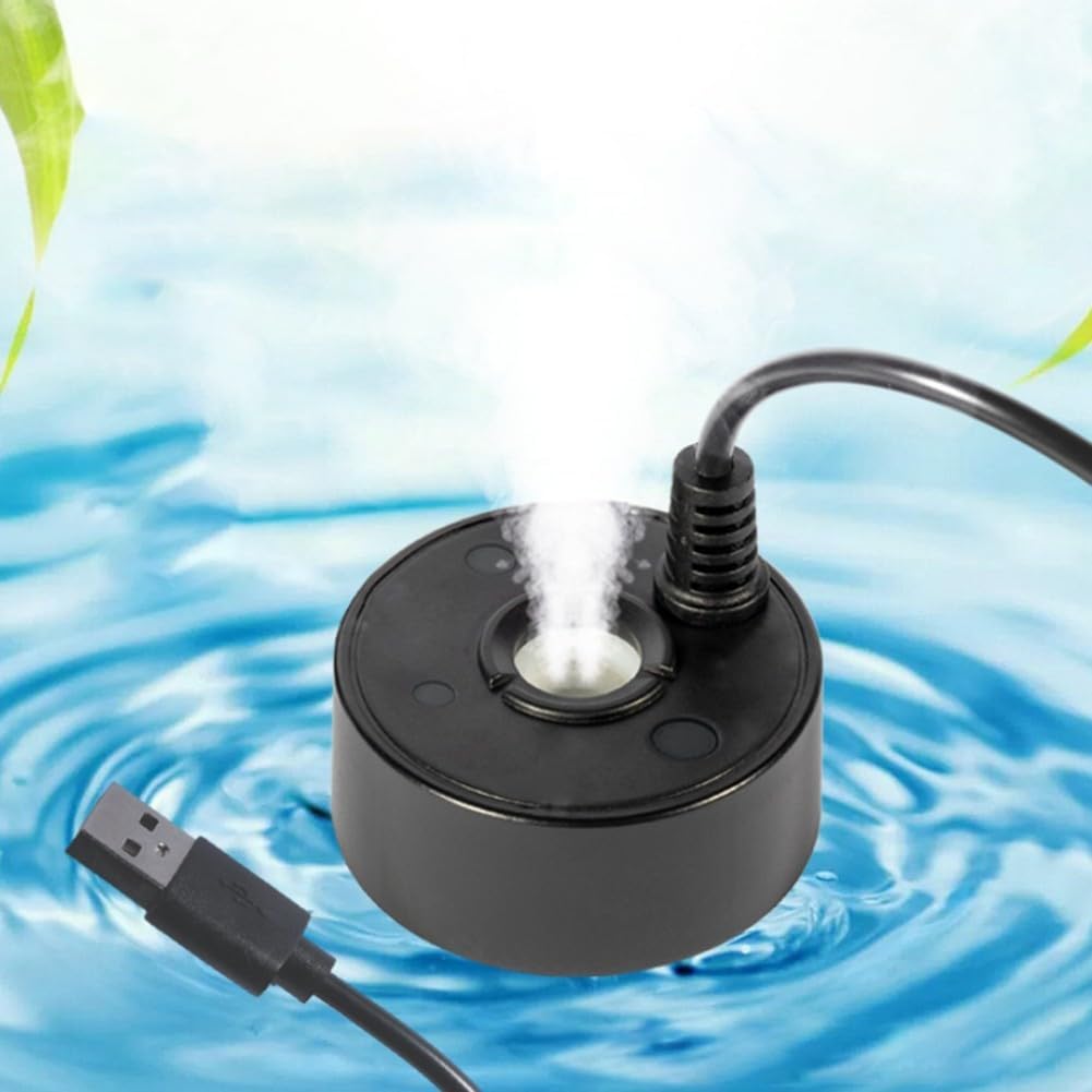 Mini Mist Maker 5V USB Fountain Mister Fogger Black