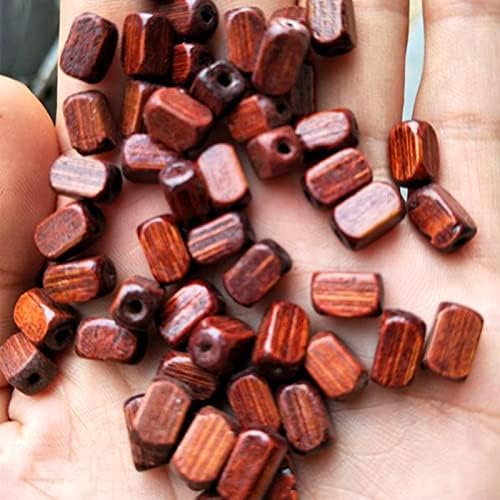 Natural Wood Bamboo Beaded Curtain Door Divider