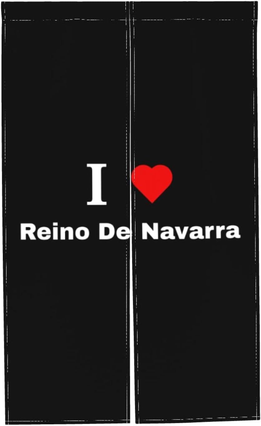 I Love Reino De Navarra Blackout Curtains 34x56in Door Panel
