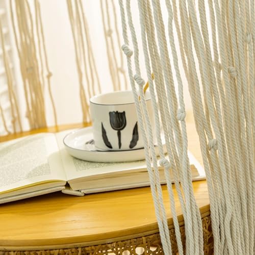 Macrame Bohemian Curtain 40x80 Inch for Windows Door
