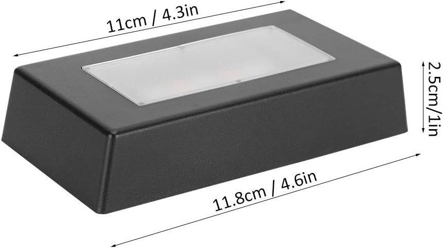 LIZEALUCKY LED Light Base for Crystal 3D Cube Display