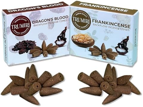 TRUMIRI Backflow Incense Cones - 20 Pack Waterfall