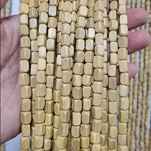 Wood Beaded Curtain for Doorway and Room Divider