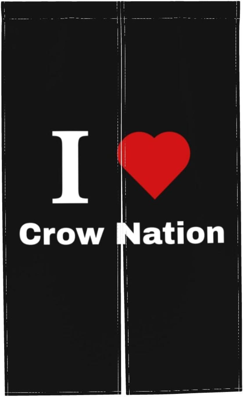 I Love Crow Nation Blackout Curtains for Doorways