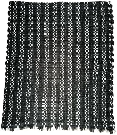 Handmade Mexican Chindi Rug 5x2 ft Striped